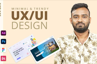 create figma and xd ux ui web template