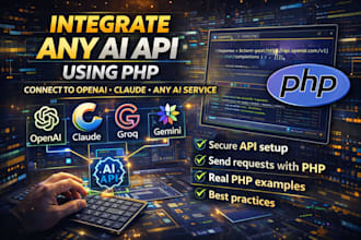teach you how or integrate any ai API using PHP or any other language