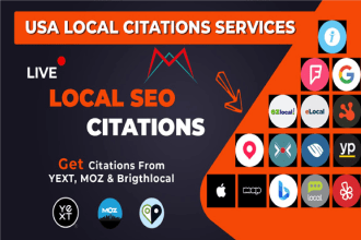 build high quality local SEO citations from brightlocal yext moz