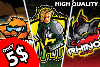 design your mascot or esport logo