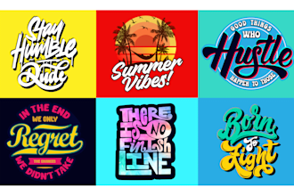 do typography t shirt custom graphic t shirt design for your print on demand
