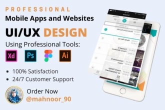 creative UI UX, prototypes, wireframes, mockups design in less time
