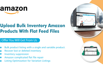 upload bulk inventory products on amazon via feed flat file