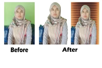 do image editing, remove background, copy paste and convert doc for you
