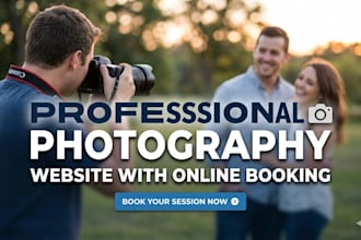 professional photography, videography, and wedding website with online booking