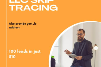 do llc skip tracing for real estate business