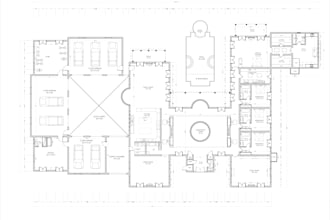 be your architect, draftsman for house plans, autocad 2d floor plan