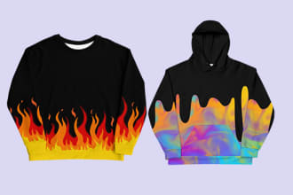 design custom unique t shirt hoodie  sweatpants and joggers