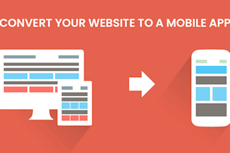 convert your website to android and ios mobile app