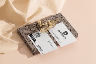 create a business card design in canva