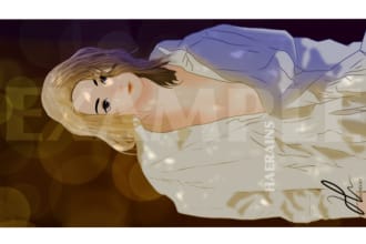 draw anime cartoon webtoon from your photo