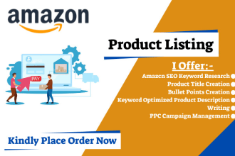 do amazon, shopify, etsy product listing optimized product description
