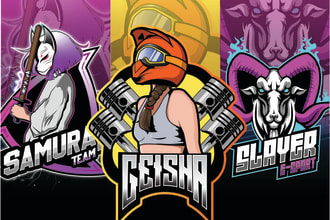 design esport, gaming, mascot, twitch, cartoon logo