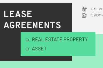 draft and review trust documents and lease agreements