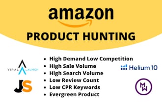do amazon fba product hunting and amazon product research