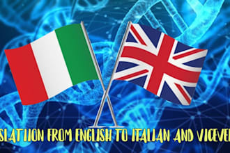 translate your scientific document from english to italian and viceversa