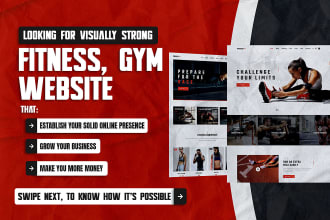 do a website for fitness, personal training, and sports business