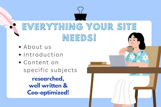 provide everything you need for your website