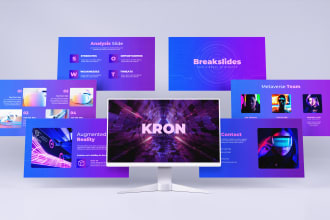 design your professional powerpoint presentation, slide deck or pitch deck
