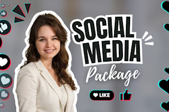 design a unique and creative social media package