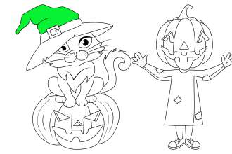 make easy and bold cozy coloring book pages for children or adult
