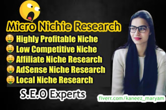 high profitable low competitive micro seo niche research competitor analysis