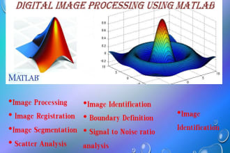 do matlab image processing for you perfectly