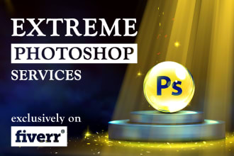 do adobe photoshop editing, photo retouching, crop image