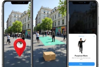 create an augmented reality application using unity 3d, ar kit, ar core