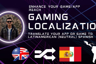 translate and localize your game into latin american spanish