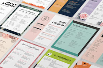 write a resume with my experience