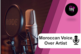record soft moroccan darija voice over