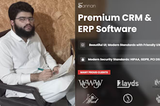 make efficient CRM and erp software