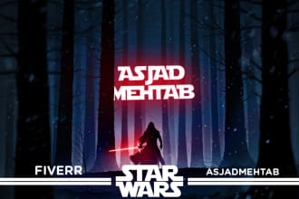 design your name or logo in star wars style