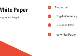 design professional white paper for your crypto project etc