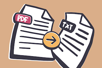 do data typing from PDF to ms word or ms exel