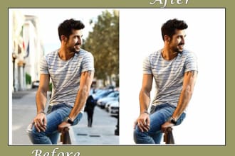 background removal photo editing photoshop work face swap amazon store