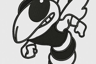 do applique embroidery digitizing for you