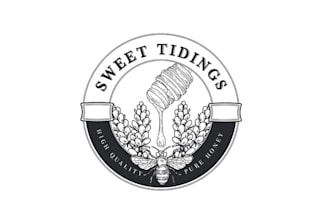 design a vintage logo for our honey business sweet tidings