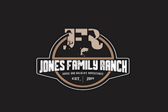 design classic logo for new horse and wildlife ranch