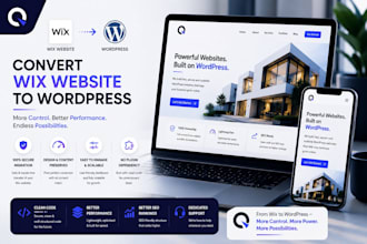 convert wix website to wordpress