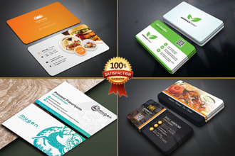 do modern creative business card, menu for food restaurant