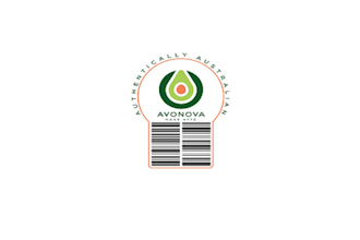 create a hipster logo for fruit stickers on avonova avocados