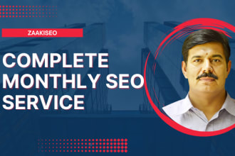 complete monthly SEO service for top on google