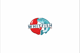 create an eyecatching logo for whitfish ltd