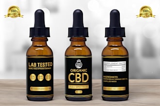 design product label and packaging design