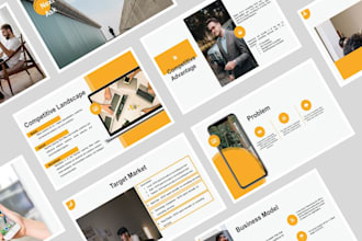 design investor pitch deck for business and startups