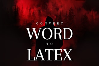 convert word or PDF to latex on overleaf and write documents