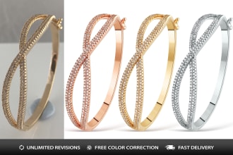 do jewelry retouching professionally for web and ecommerce