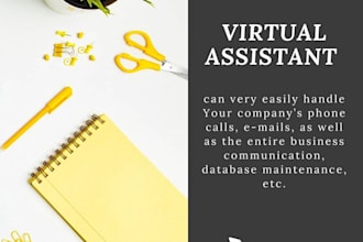 assist in any data entry, telecommunications, and paper work
